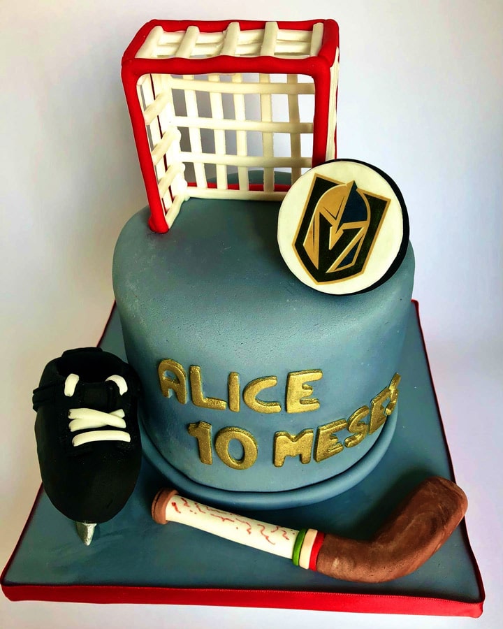 Torta Hockey su Ghiaccio: Un Tema Straordinario