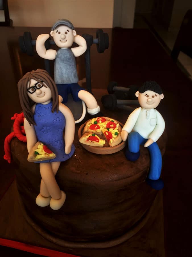 Torta del Papà Fitness: Allenamento Pesante, Torta all'Altezza
