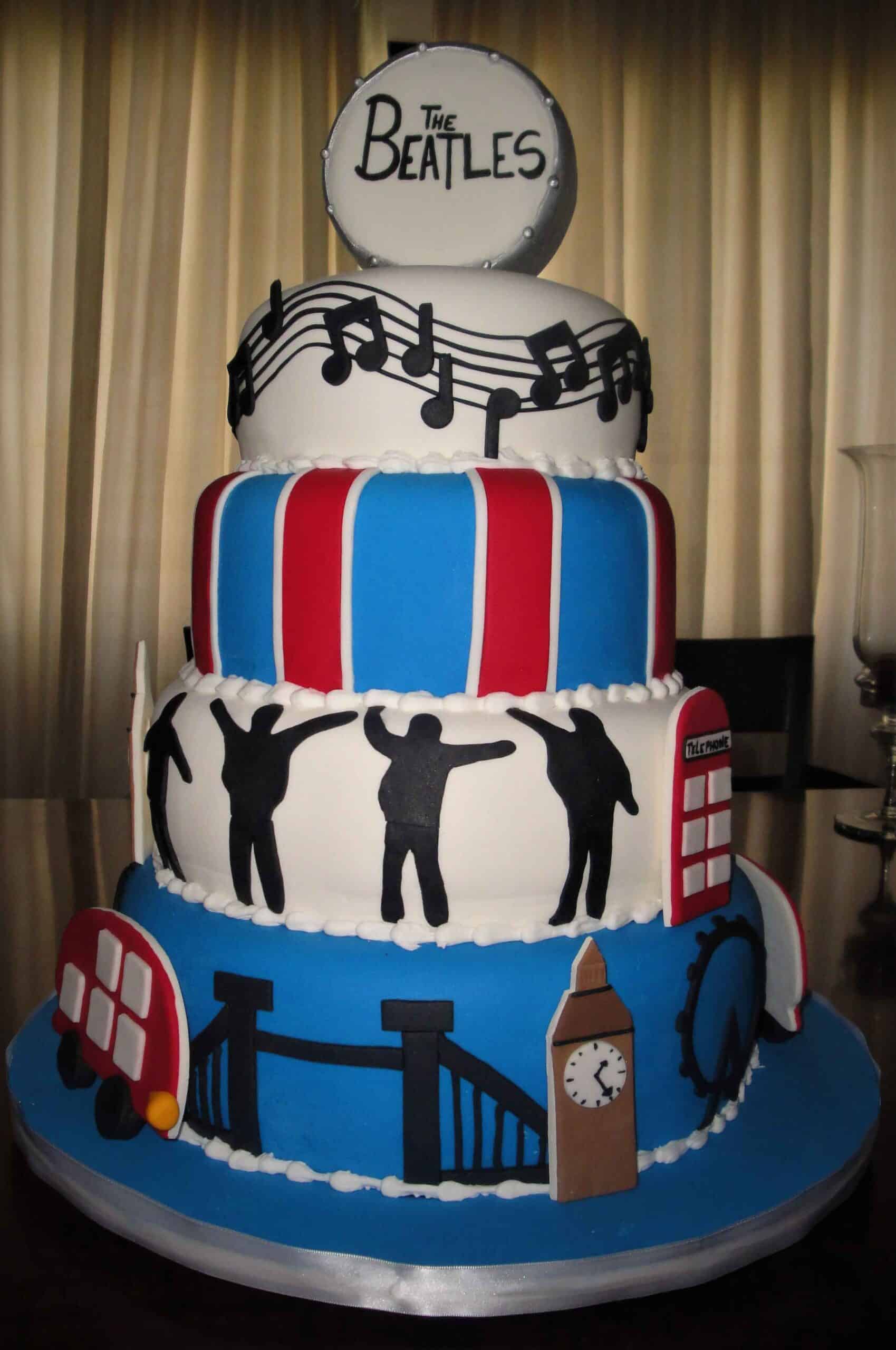 Torta The Beatles: Here Comes the Cake per Fan